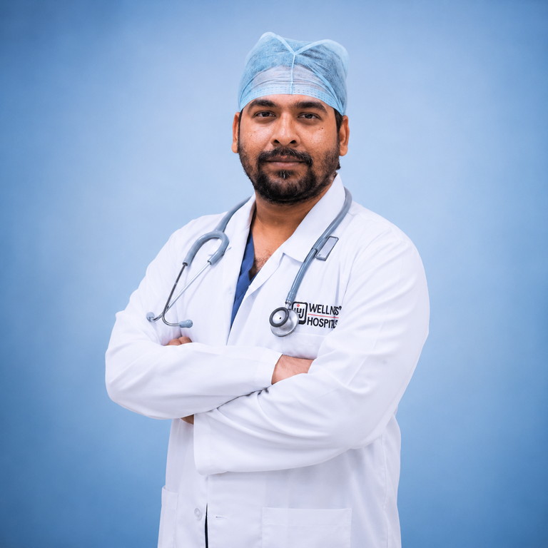 Portrait of Dr. Chinthakayala Bhaskar, General Surgery specialist at Wellness Hospitals